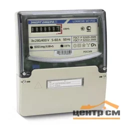 Счетчик ЦЭ-6803В 1 3ф 5-60А 230В 1 класс точн. 1 тариф. 4пр М7Р32 щиток или DIN-рейка Энергомера 151701