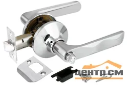 Ручка-защелка фиксатор Punto (Пунто) DK624 CP-BK (6024 CP-B) хром