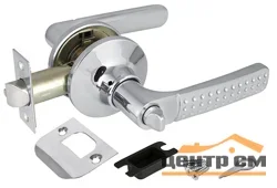 Ручка-защелка фиксатор Punto (Пунто) DK626 CP-BK (6026 CP-B) хром
