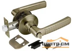 Ручка-защелка фиксатор Punto (Пунто) DK626 AB-BK (6026 AB-B) бронза