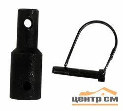 Адаптер шнека DDE (мотор Stihl - шнек DDE) / (мама ф 20 мм шлиц - папа ф 20 мм)