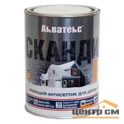 Антисептик кроющий для дерева Акватекс СКАНДИ карамель 0,75л