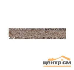 Плитка Azori Камлот Мокка "Крэш" бордюр 27,8х5