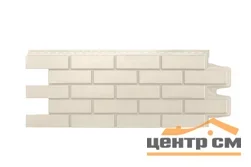Панель цокольная Grandline Клинкерный кирпич Classic, молочный 995*0,39 м (S=0.39м2)