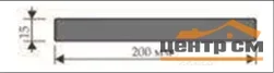Добор телескопический ОКА 200*15*2080 мм тон белый (шпон дуба)
