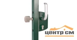Замок LSKZ 6060 U2L для откатных ворот корпус металл, с ручками из алюминия черный RAL 9005