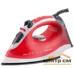 Утюг HOMESTAR HS-4003 коралл (2000Вт, пар, спрей, паровой удар, керамическая подошва)*