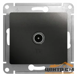 Механизм розетки TV Glossa 1DB оконечной антрацит Systeme Electric GSL000791