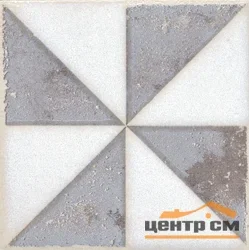 Плитка KERAMA MARAZZI Амальфи вставка орнамент коричневый 9,9x9,9x7 арт. STG\A407\1266