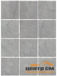 Плитка KERAMA MARAZZI Дегре серый, полотно 30х40 из 12 частей 9,8х9,8 арт. 1299