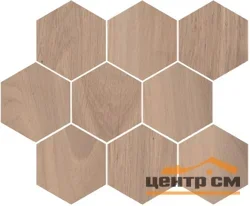 Плитка KERAMA MARAZZI Монруж капучино светлый, полотно 37х31 из 9 частей 12х10,4 арт. SG1000N