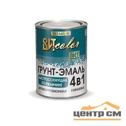 Грунт-эмаль по ржавчине 4 в 1 быстросохнущая зеленая 1,8 кг (сушка 5 часов) ВИТ color