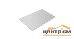Плоский лист Полиэстер RAL 9003 (сигнально-белый), 0.45 мм, 1,25*1.8 м.п., пл=2.25м2 (в пленке)