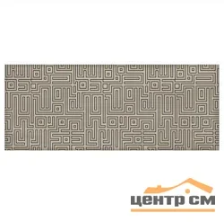 Плитка Azori Nuvola Labirint greige декор 20,1x50,5