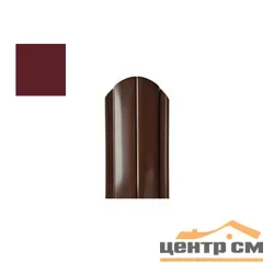 Штакетник металлический STYNERGY полукруглый фигурный 0.45 мм, PE RAL 3005 (красное вино), ширина 118мм, длина 1.7 м.п.