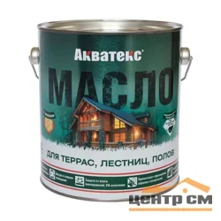 Масло для террас Акватекс бесцветный 2,5л