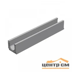 Лоток водоотводный GIDROLICA бетонный коробчатый (СО-150мм) КU 100.21,3 (15).19(15) - BGU, No 0, арт.13100