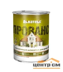 Антисептик лессирующий Акватекс ПРОВАНС для дерева алкидный тик 0,75 л