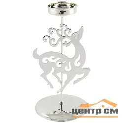 Подсвечник металлический "Олень"