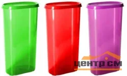 Банка для сыпучих продуктов 2,4 л микс*