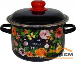 Кастрюля Appetite Dream 1MD201P эмаль 4л