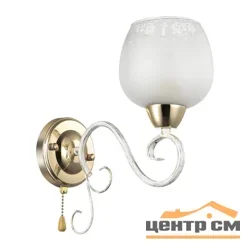Бра 3505/1W LN18 231белый/зол.патина/золото E27 60W 220V BIANCOPA*