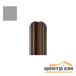 Штакетник металлический STYNERGY М-образный фигурный 0.45 мм, PE RAL 7004 (сигнально-серый), ширина 108мм, длина 1.5 м.п.