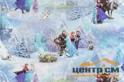 Обои АРТЕКС арт.10309-01 виниловые на флизелиновой основе горячего тиснения 1,06*10 Disney Холодное сердце декор