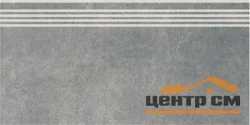 Ступень KERAMA MARAZZI Королевская дорога темно-серый обрезной 30х60 арт.SG614600R\GR