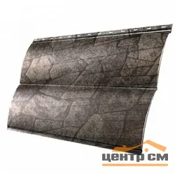 М/сайдинг Блок-Хаус новый (GL) Принт Элит King Stone (Королевский камень) толщина 0,45мм, размер 0,361*0.5 м.п.