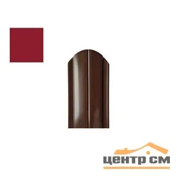 Штакетник металлический STYNERGY полукруглый фигурный 0.45 мм, PE RAL 3003 (красный рубин), ширина 118мм, длина 1.2 м.п.
