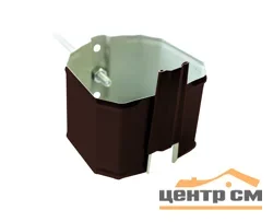 Кронштейн трубы на кирпич прямоугольный Vortex RAL 8017