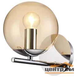 Бра 4454/1WA LN20 058 хром, янтарный E14 1*60W 220V SIERRA*