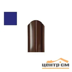 Штакетник металлический STYNERGY полукруглый фигурный 0.45 мм, PE RAL 5002 (ультрамарин), ширина 118мм, длина 1.3 м.п.