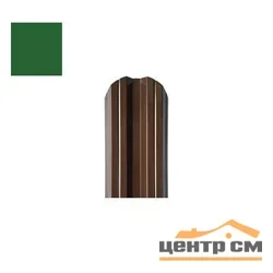 Штакетник металлический STYNERGY М-образный фигурный 0.45 мм, PE RAL 6002 (зелёная листва), ширина 108мм, длина 1.2 м.п.