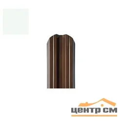 Штакетник металлический STYNERGY М-образный фигурный 0.45 мм, PE RAL 9003 (сигнально-белый), ширина 108мм, длина 1.6 м.п.