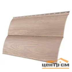 М/сайдинг Блок-Хаус новый (GL) Принт Элит White Wood (Беленый Дуб) толщина 0,45мм, размер 0,361*0.5 м.п.