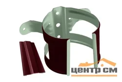 Кронштейн трубы на дерево Optima, 90мм, RAL 3005