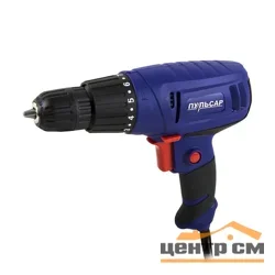Шуруповерт сетевой ПУЛЬСАР ДШ-300 (300Вт, 19Hm, 10 мм, 1ск, 1,3кг)