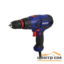 Шуруповерт сетевой ПУЛЬСАР ДШ-400-2П (400Вт, 40Hm, 10 мм, 2ск, съёмный патрон, 1,5кг)