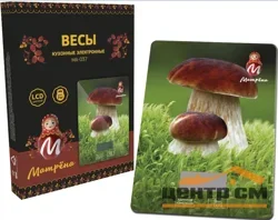 Весы кухонные электронные 7 кг МАТРЁНА MA-037 грибы