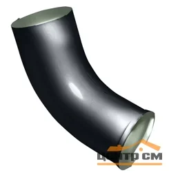 Колено стока Optima, 90мм, RAL 7024