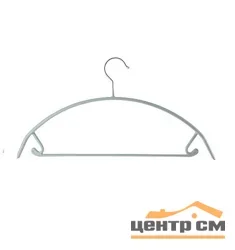 Вешалка для одежды металлическая РЫЖИЙ КОТ с ПВХ покрытием, с крючками, 41 см