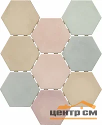 Керамогранит KERAMA MARAZZI Патакона микс, полотно из 9 частей 12х10,4 арт.SG1007N
