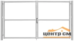 Ворота Эконом Lock PE RAL 7040 2,0х3,5м