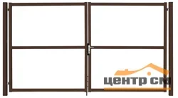Ворота Эконом Lock PE RAL 8017 2,0х3,5м