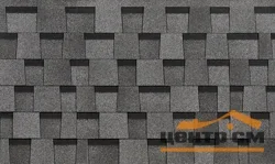 Черепица гибкая Docke PIE DRAGON СТАНДАРТ серый S=2,38 м2/уп