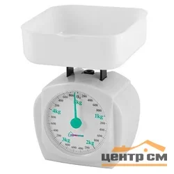 Весы кухонные механические 5 кг HOMESTAR HS-3005М белый