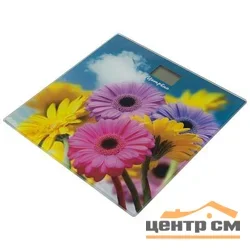 Весы напольные электронные 180 кг МАТРЁНА МА-090 герберы