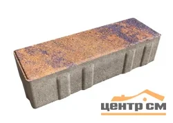 Плитка тротуарная Ригель Техас мм Color mix с фактурным слоем гранит, верхний прокрас, белый цемент, микрофаска СИЯН